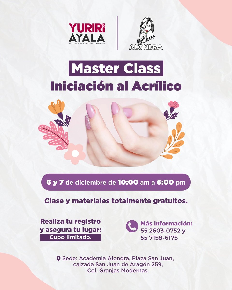 Vecinas de GAM, las invito a participar en nuestra dinámica para ser parte del Taller de Iniciación al Acrílico que realizamos en colaboración con Alondra. 

👉🏼 Cuéntame en los comentarios por qué deseas asistir y te enviaré el enlace para registrarte y acompañarnos en esta