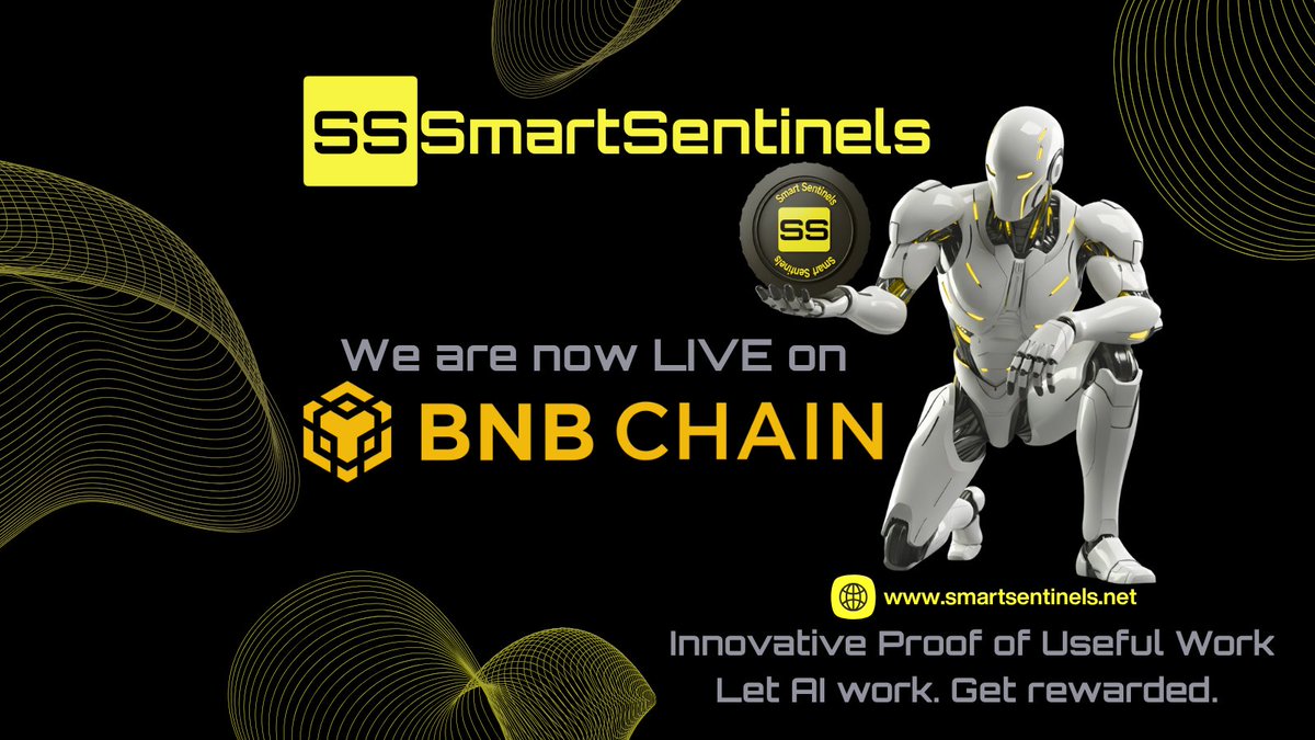 SmartSentinels_'s tweet image. 🚀 SmartSentinels is now LIVE on @BNBCHAIN 

SmartSentinels introduces a new era of Proof of Useful Work (PoUW) — where AI agents perform real on-chain and off-chain tasks, generating value for the ecosystem while distributing rewards transparently to NFT holders.

Our first AI…
