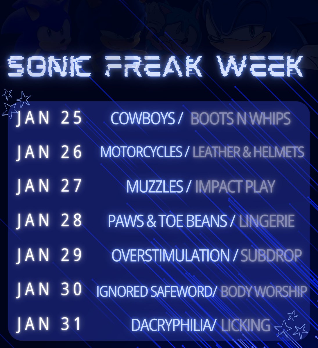 sonicfreakweek 😈🔞 tweet media