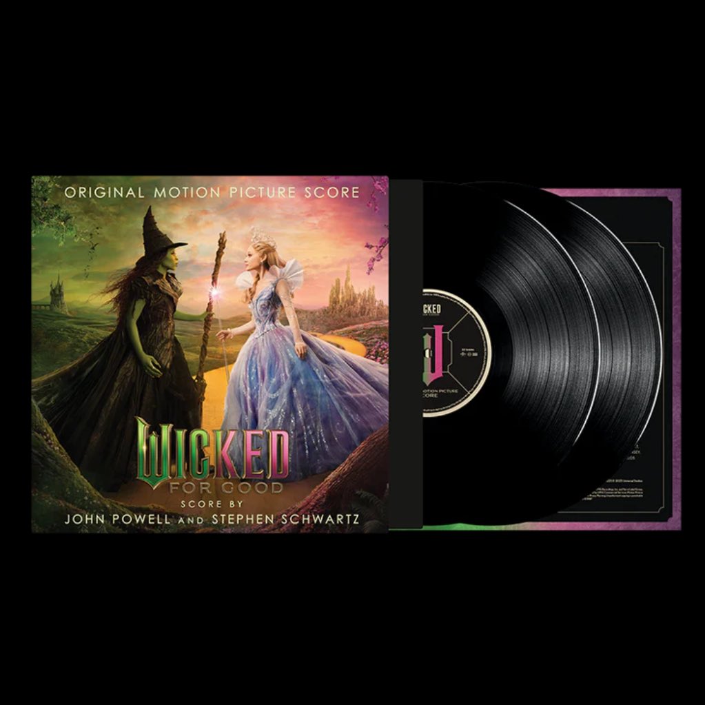 Full tracklist for ‘Wicked: For Good - The Original Motion Picture Score’

1. building a golden road 
2. bubbles and rainbows 
3. backstage confrontation 
4. lies in the sky 
5. forest furnishing 
6. governor nessa's petty proclamations 
7. oz is lost 
8. sisterly reunion 
9. all