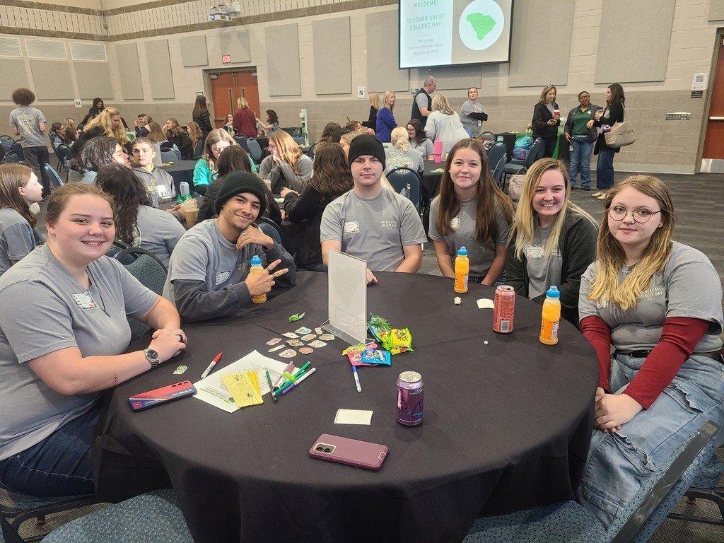 Mrs. Kanipe's teacher cadet class spent the day at USC Upstate for Teacher Cadet Day!