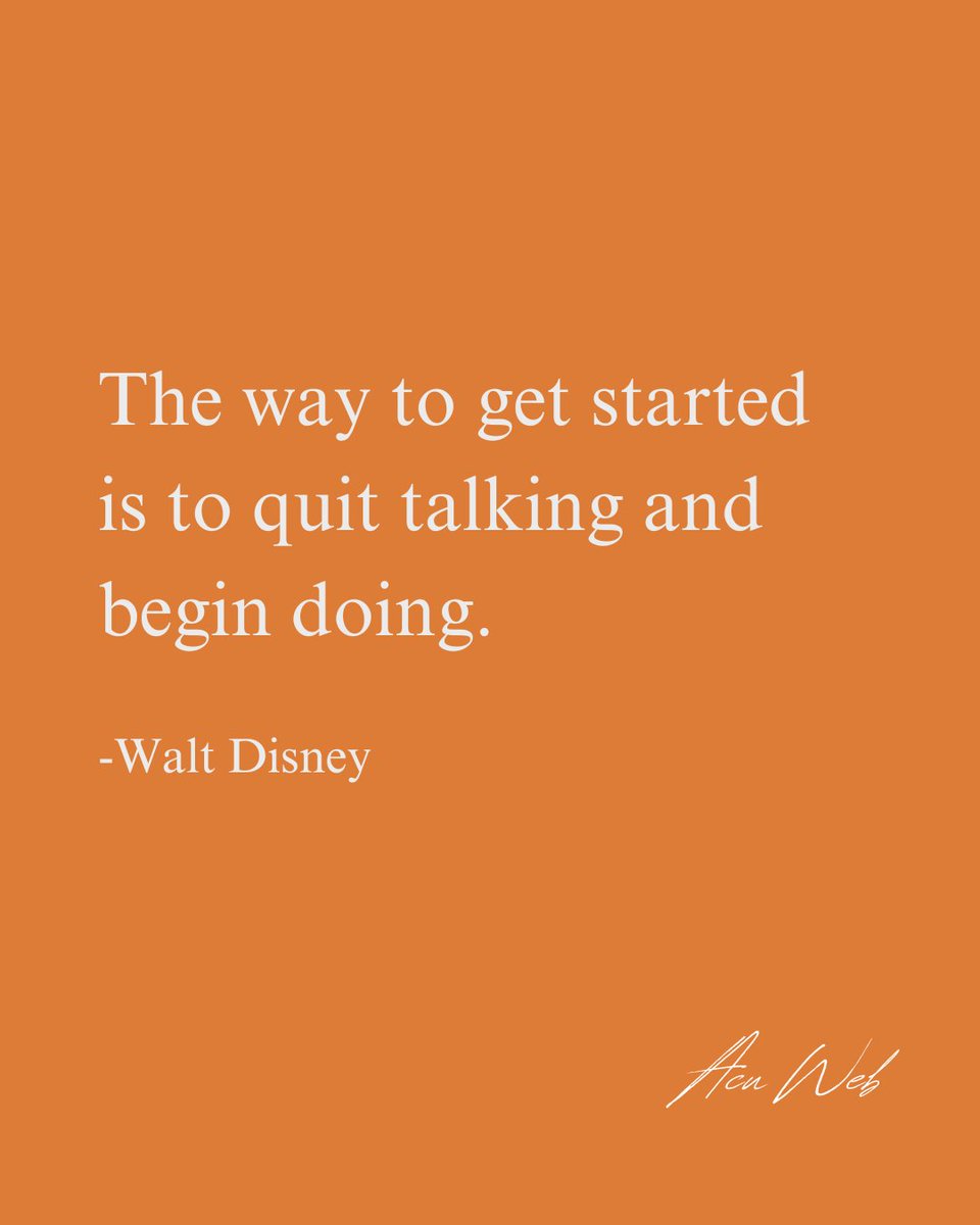 ACUWebServices's tweet image. Action drives results. The first step to success is to stop talking about your goals and start taking action today.

Visit acuwebservices.com – link in bio

#acuweb #motivation #businessgrowth #digitalmarketing #entrepreneurmindset #successquote