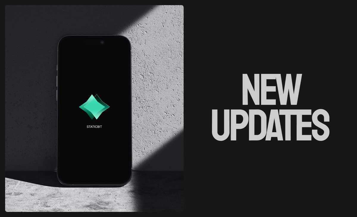 StaticBit_io's tweet image. 🚀 StaticBit Wallet — Release Notes v2.1.0

A major update focused on stability, security, deep linking, Batch transactions, and a wide range of UI/UX improvements.

📥 Download the App
🍏 iOS
👉 staticbit.io/download_ios

🤖 Android
Closed testing is currently available for…