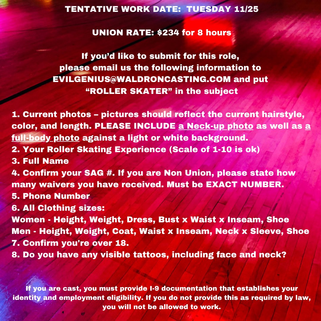 Waldron Casting tweet media