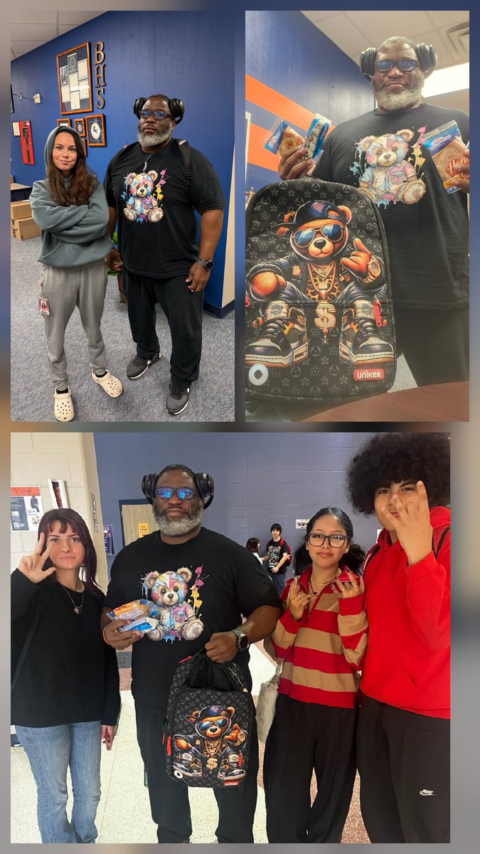Coach_Mac34's tweet image. Unerground Staff Spirit Week! Staff dressed as students. The year of growth. It starts with leadership. WE WILL WIN! #ProudPrincipal #LeadThePAC #FBISDLevelUP #ThisIsPersonal #BuiltForThis #BroncoTough #LetsRide #DifferentBreed #ClassAndCharacter