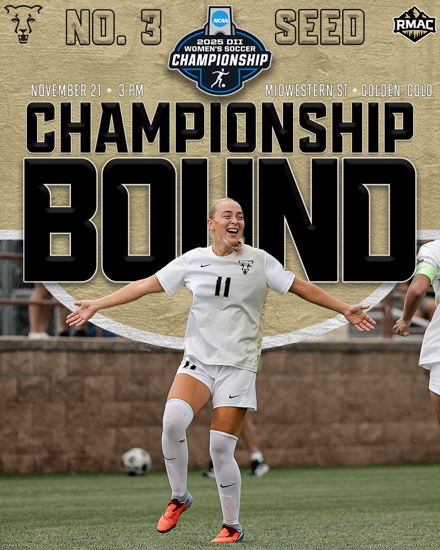 GoMountainLions's tweet photo. 💃  𝕷𝖊𝖙𝖘 𝕯𝖆𝖓𝖈𝖊 ⚽ 
UCCS Women's Soccer is NCAA Postseason bound as they grab the 3rd seed in the South Central Region. First Round will kickoff on Friday at 3 p.m. against Midwestern State in Golden, Colo.

#GoMountainLions #RoadToWeidner https://t.co/NfSuVdd4V3