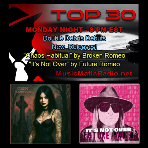 MusicMafiaRadio's tweet photo. Coz is LIVE! #OnAirNow the Top 30 Countdown with double debris debuts by @BrokenRomeo &amp; #FutureRadio!! Hear new music &amp; find out who will be #1! #onefamilia 
#livechat> https://t.co/mcXzFt2l3F 
🎧▶️https://t.co/rhkv8jFYQm https://t.co/7j8OPf5J0f