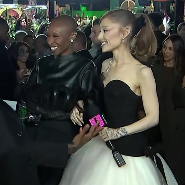 “I’m not letting her speak, she has to rest her voice.”

— Ariana Grande to E! News