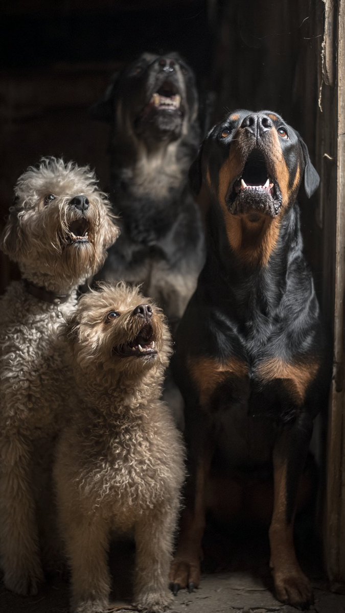 Something sinister is haunting our dogs😟😱