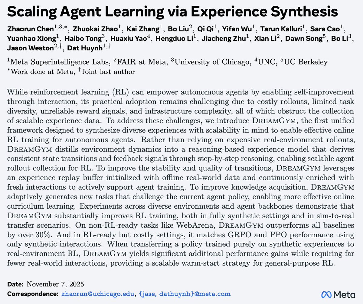 IntuitMachine's tweet image. What if the best way to teach an AI to act in the real world... is to never let it touch the real world at all?

Sounds like a paradox, right? But I think this might be a huge deal. 🧵

1/12

Okay, so training AI &quot;agents&quot; (think: bots that can use websites or software) is a…