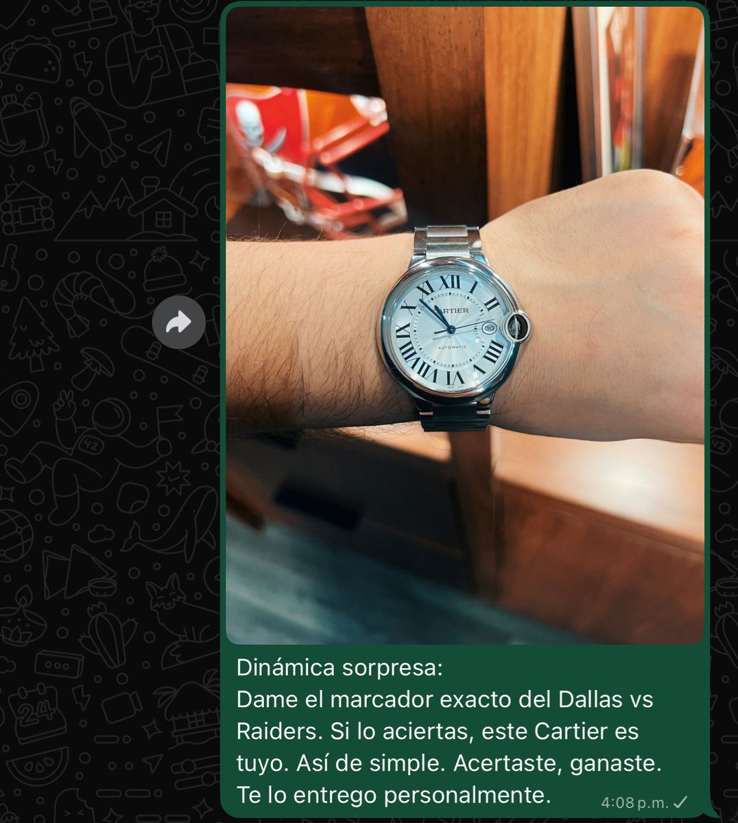 SoyCristianRey's tweet photo. Misma dinámica para ustedes:

Dame el marcador exacto del Dallas vs Raiders.
Si lo aciertas, te llevas 1,000 pesos en bono.

Reglas:
1. Publica tu pronóstico del marcador.
2. Usa el hashtag #CristianRey.

Todos los que acierten, ganan. https://t.co/ib721vwkg0
