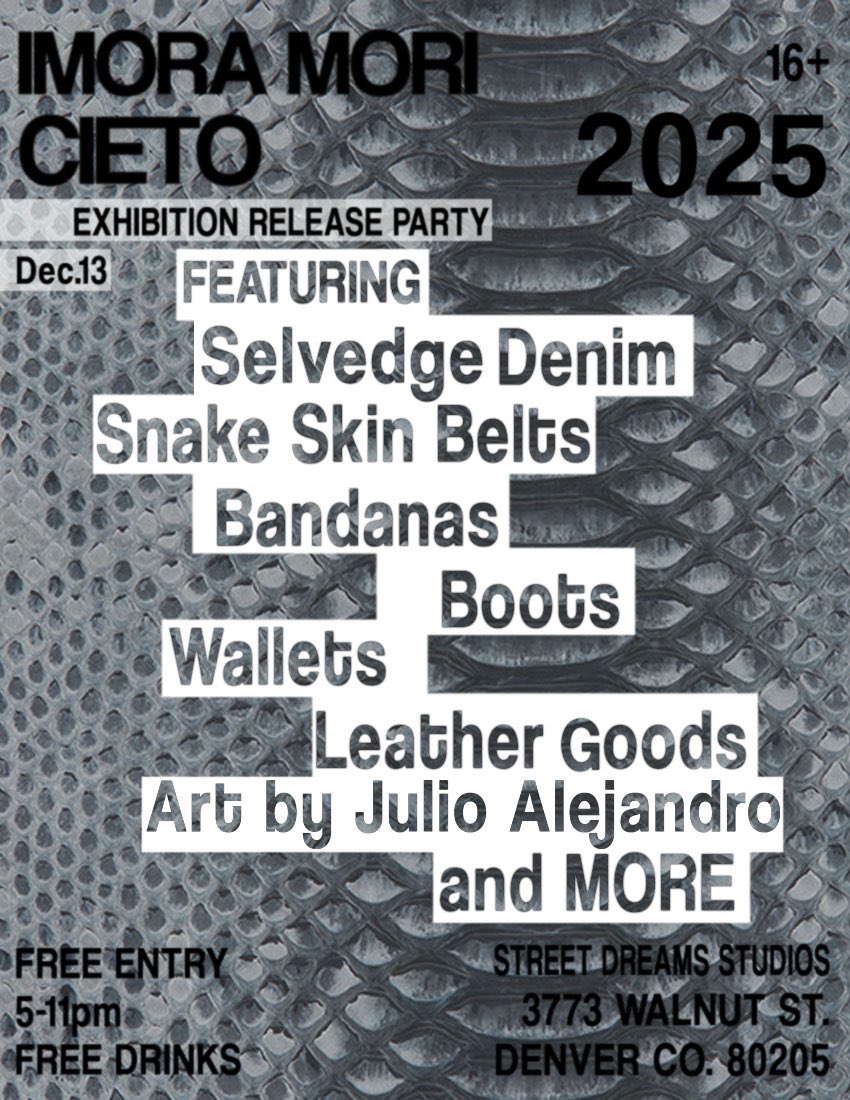 hectorcieto's tweet photo. Back with my second event, this time alongside Imora Mori 
If you in Denver, pull up 🤲🏽 https://t.co/rZotFmBy9A