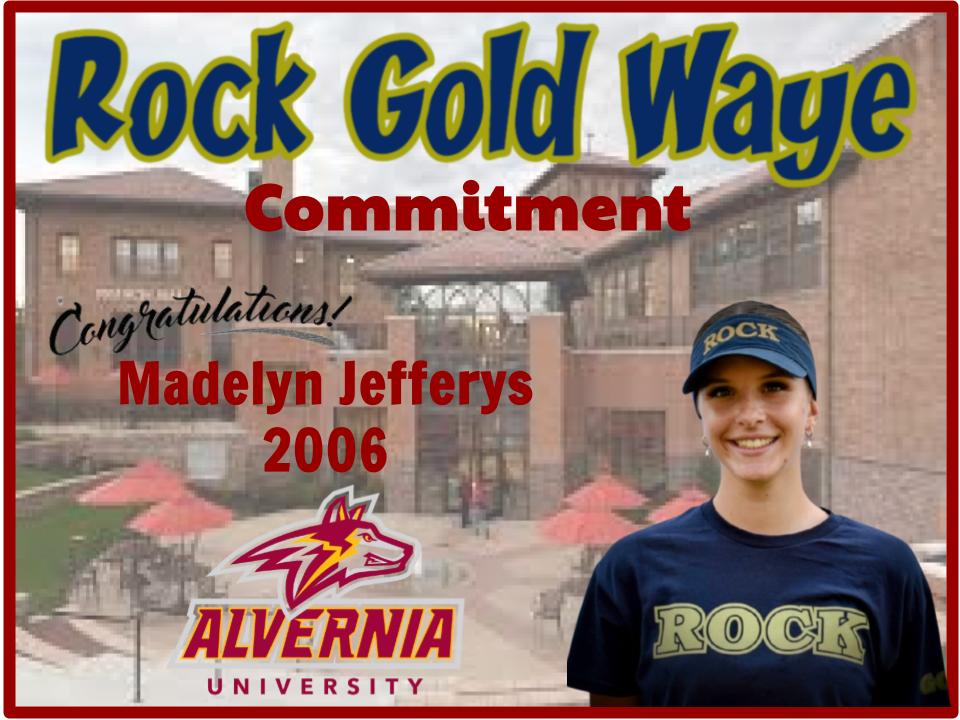 Rock Gold Waye Softball tweet media