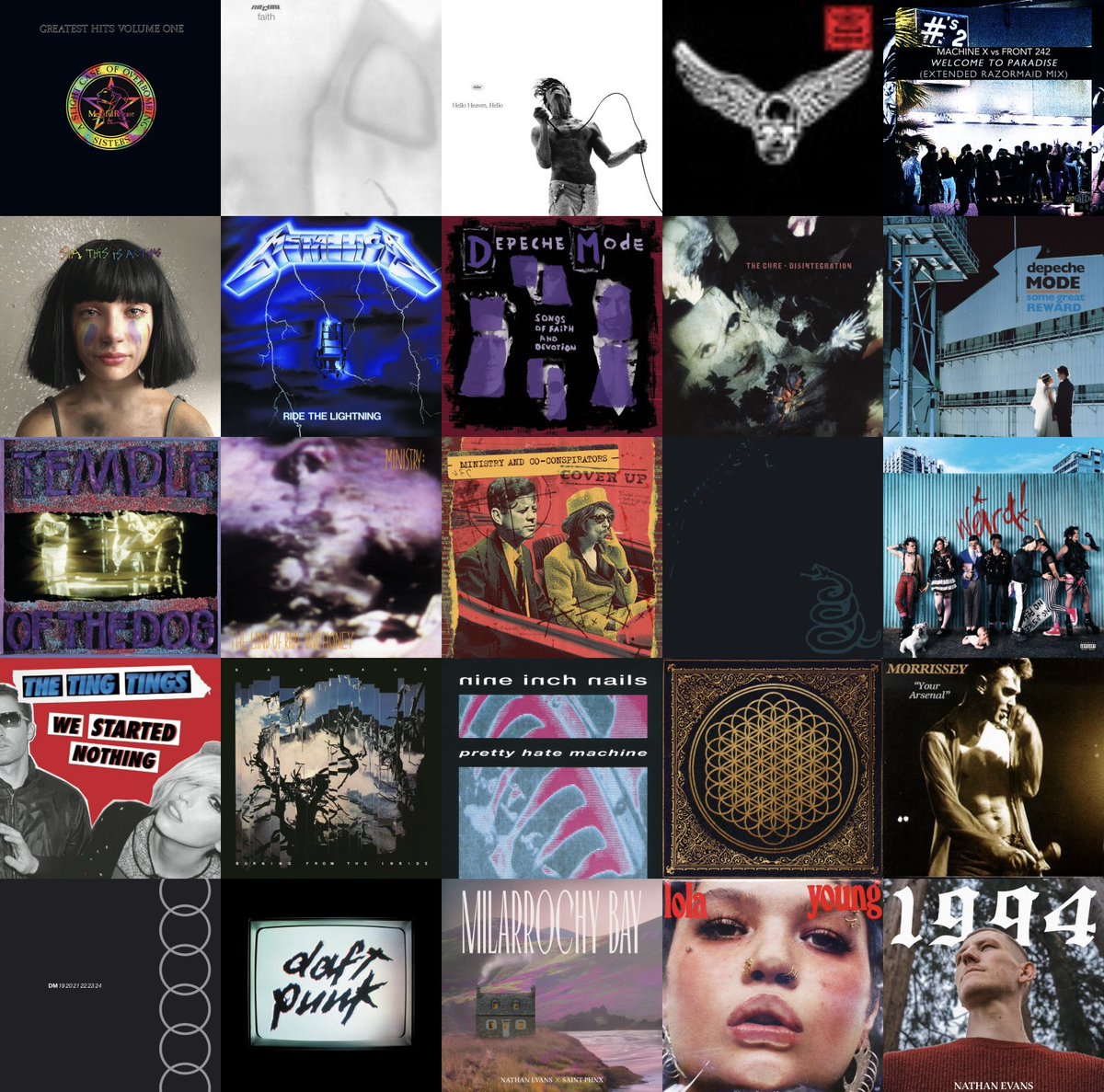 AquaRuby's tweet image. • music monday 5x5 •