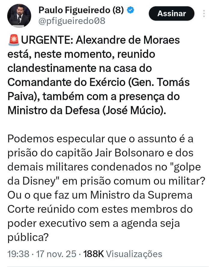 Vigilan66356230's tweet image. Alexandre reunido com o Múcio e com o Tomás Paiva...
Já sabem do que se trata ,né ?