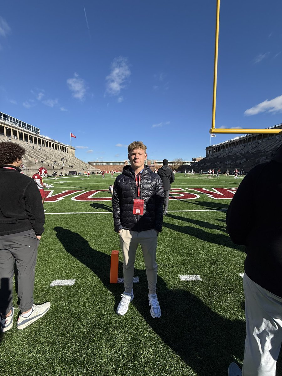 Had a great time at <a href="/HarvardFootball/">Harvard Football</a> Amazing atmosphere in Cambridge! It was great talking with <a href="/MicFein/">Mickey Fein</a> <a href="/Coach_Aurich/">Andrew Aurich</a> <a href="/ScottLarkee/">Scott Larkee</a> #rollcrimson <a href="/Coach_Joel_Lamb/">Joel Lamb</a> <a href="/BeckerFootball/">Becker Football MN</a>