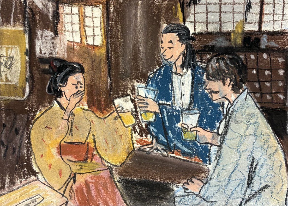 aya_bilderamme's tweet image. どうかな？初めてのビアは？

#ばけばけ