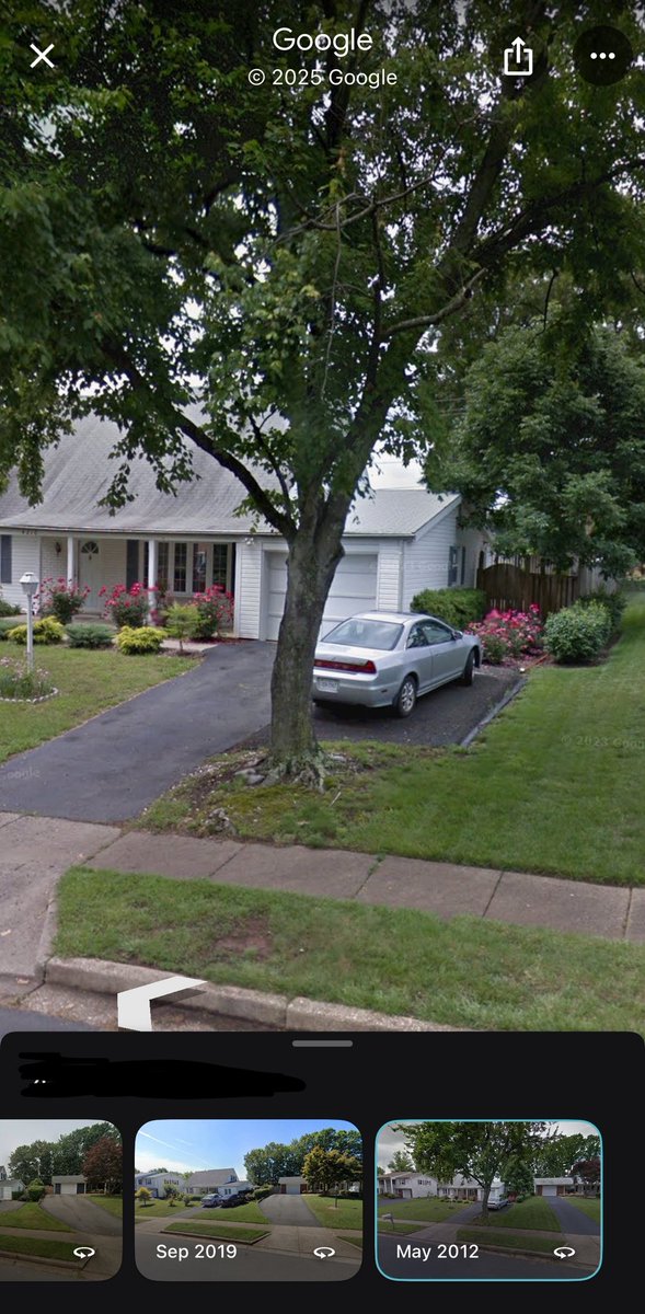 The former garage at an 8-foot setback was allowed because Fairfax County classifies garages as an accessory structure. 

The new 3 story structure must follow the limits as shown in table 2102.7a (R-3 Setback Relative to Height). 

Setback should be 18 feet for the side yard.