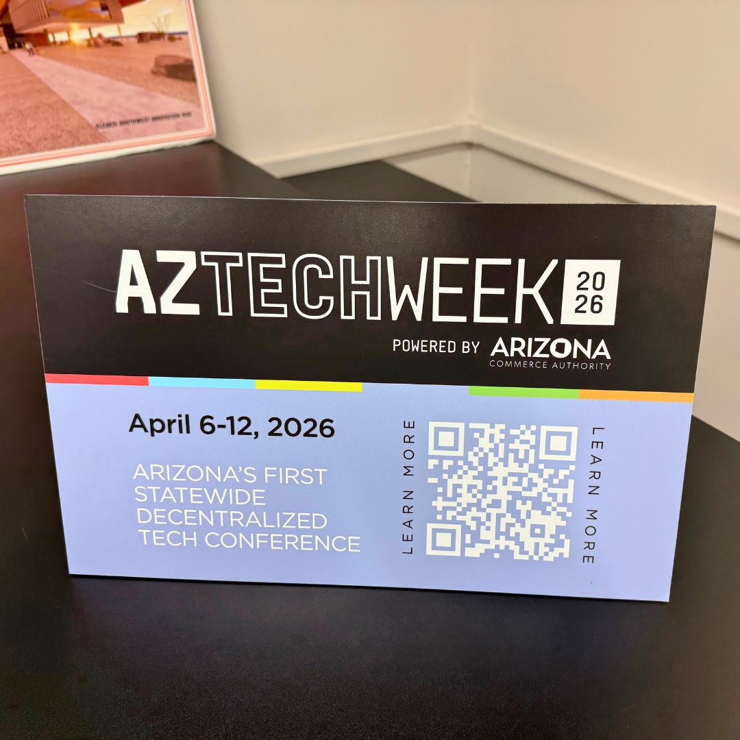 ElevateSW's tweet image. Big things ahead for #AZTechWeek!
We loved hosting @azcommerce to chat about Arizona’s first decentralized tech conference (April 6–12, 2026).
Shoutout to @oneazcu for joining the convo to support innovation in Greater Yuma &amp;amp; beyond.
#TechAcrossAZ #StartupsInTheDesert