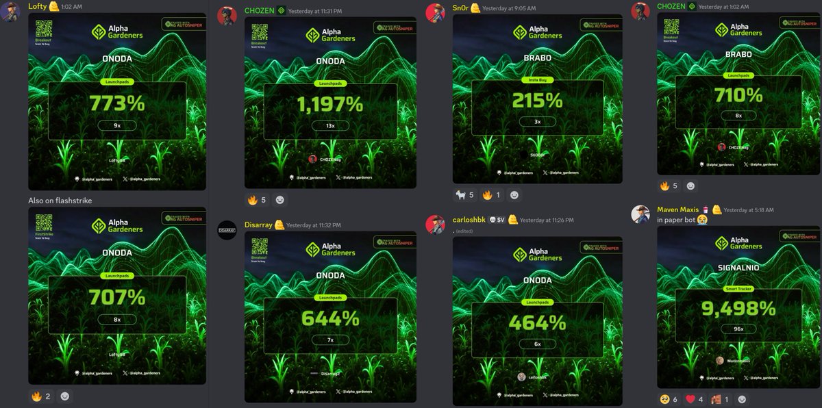 Don’t have time to babysit charts? 🧑‍🌾

Our fully automated <a href="/agsniperbot/">AG Sniper Bot</a> keeps you locked in while you’re AFK 🚜

Today’s snipes from holders⤵️