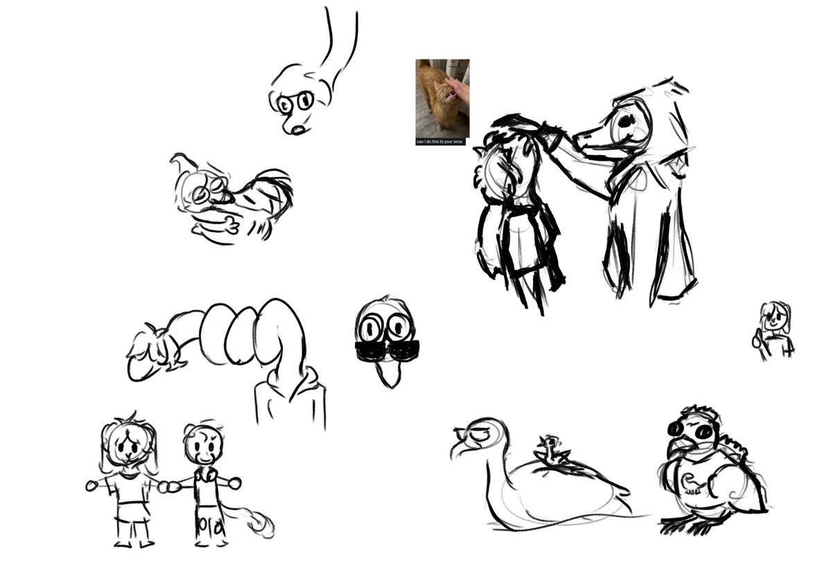 toashtyyy's tweet image. today&apos;s sketches from snoot club.

#snootgamefanart #devloggame