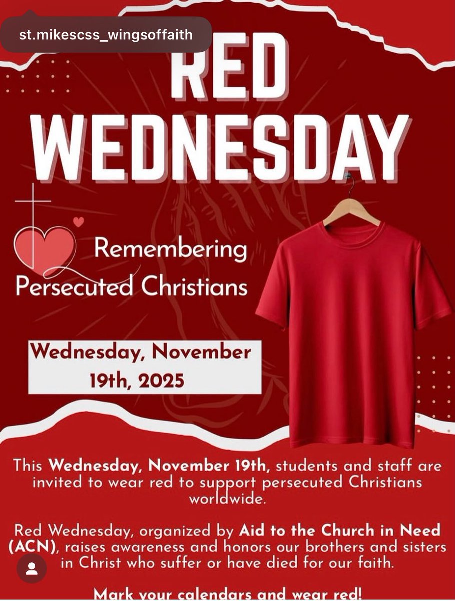MmeNaccarato's tweet image. Red Wednesday ! Remembering Persecuted Christians