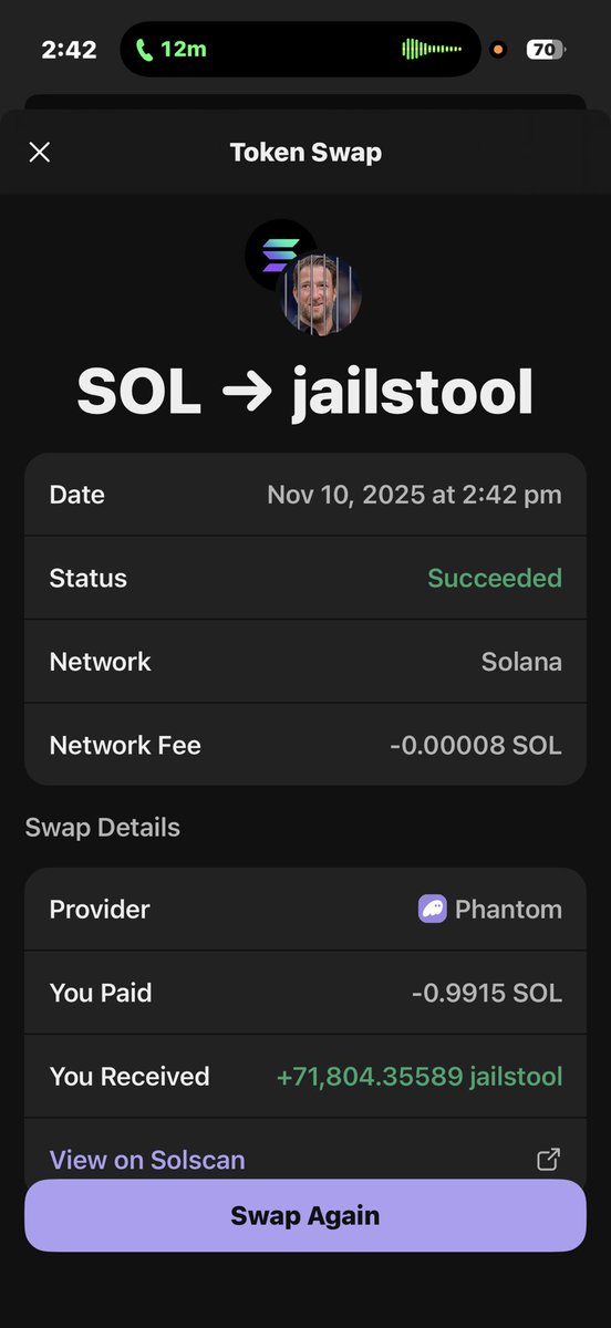Jailstool 30 Day/30 Buy Challenge:

I’ll be buying 1 SOL of Jailstool everyday for the next month. Join me if you can! The $$ amount isn’t important, it’s about locking up more of this supply one purchase at a time!

What’s dead may never die. LFG 😤

Day 1:
