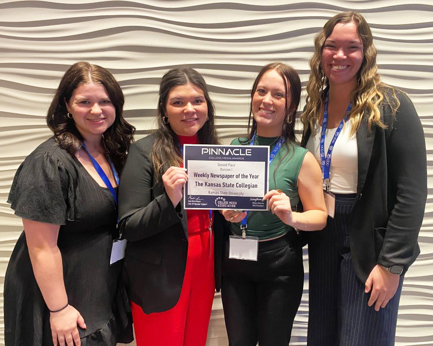 Congrats to Collegian Media Group on winning 15 College Media Assoc awards at the national MediaFest conference in Washington D.C. in Oct! The group's <a href="/kstatecollegian/">K-State Collegian</a>, Royal Purple Yearbook &amp; Manhappenin’ magazine were all recognized.

Read more: collegianmedia.com/collegian-medi…