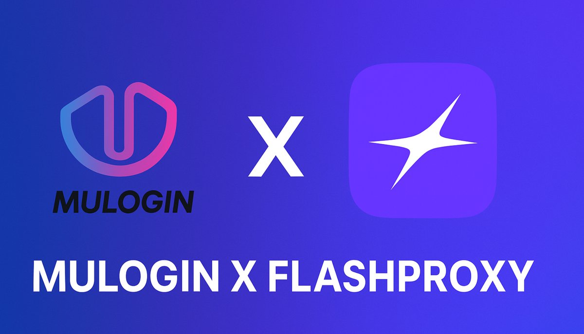 flashproxy_'s tweet image. FlashProxy X MuLogin 🤝
A new partnership bringing secure, efficient, and scalable multi-account management to life!
Read more 👉 flashproxy.io/blogs/mulogin-…
#FlashProxy #MuLogin #Privacy #TechCollab