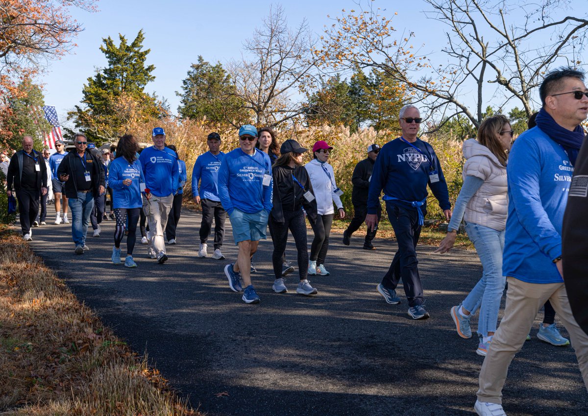 NYPD1stDep's tweet image. At Tod’s Point, the Silver Shield Foundation’s 6th Annual Greenwich Walk honored those who gave their lives and the families who carry their legacy. Proceeds support scholarships for children and surviving spouses of fallen first responders. Thank you to all.