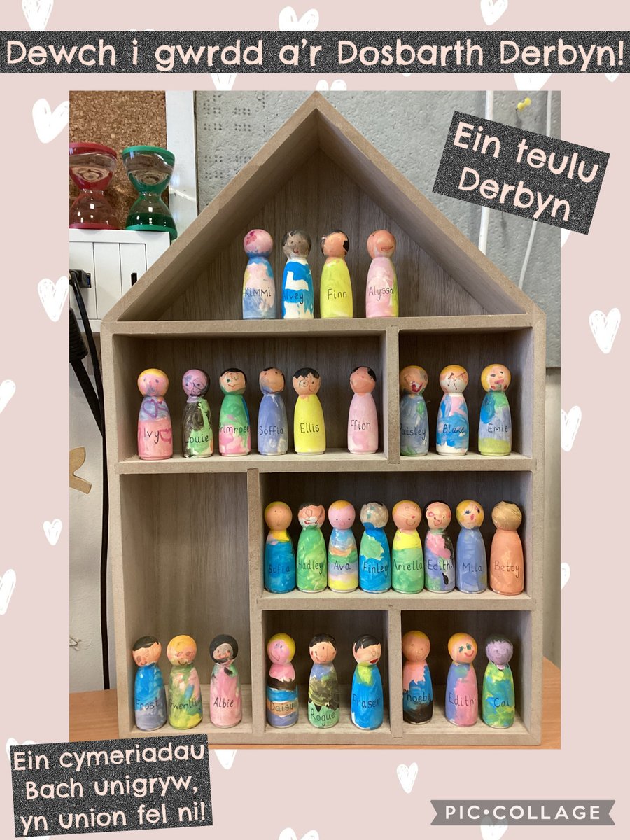 Teulu’r Derbyn ~ Reception family ❤️

<a href="/ysgolcynwydsant/">Ysgol Cynwyd Sant</a> 
#IechydaLlesYCS 
#CelfyddydauYCS