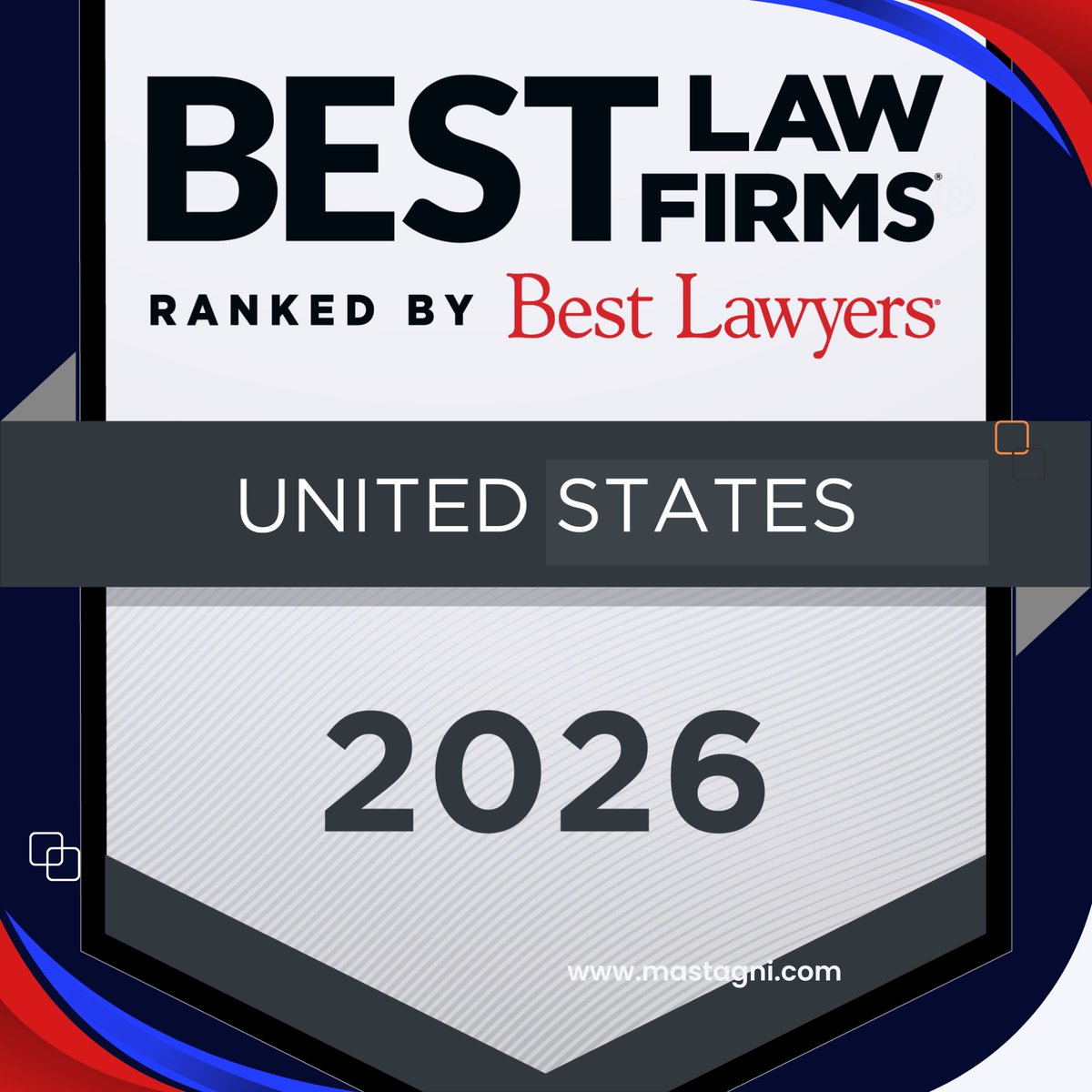 Best Law Firms ranked by Best Lawyers® is a fantastic recognition that reflects the incredible work everyone at the firm is doing day in and day out!  This honor is based on hundreds of client evaluations, peer reviews, and rigorous analysis of our work- and it simply would not