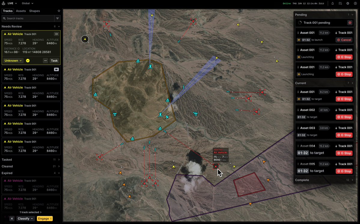 anduriltech's tweet image. @USArmy has selected Anduril for the Integrated Battle Command System Maneuver (IBCS-M) program, solidifying Lattice as the Army’s fire control platform for Counter-UAS missions.