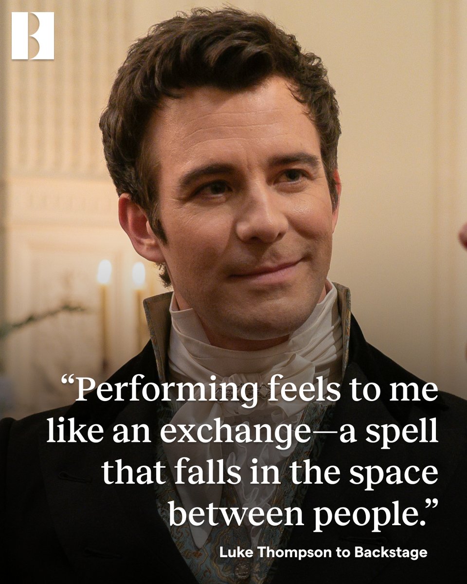 #Bridgerton Season 4 is hitting your screens in January. To celebrate, Luke Thompson shares the acting and audition advice every performer needs: bit.ly/43Ma46r