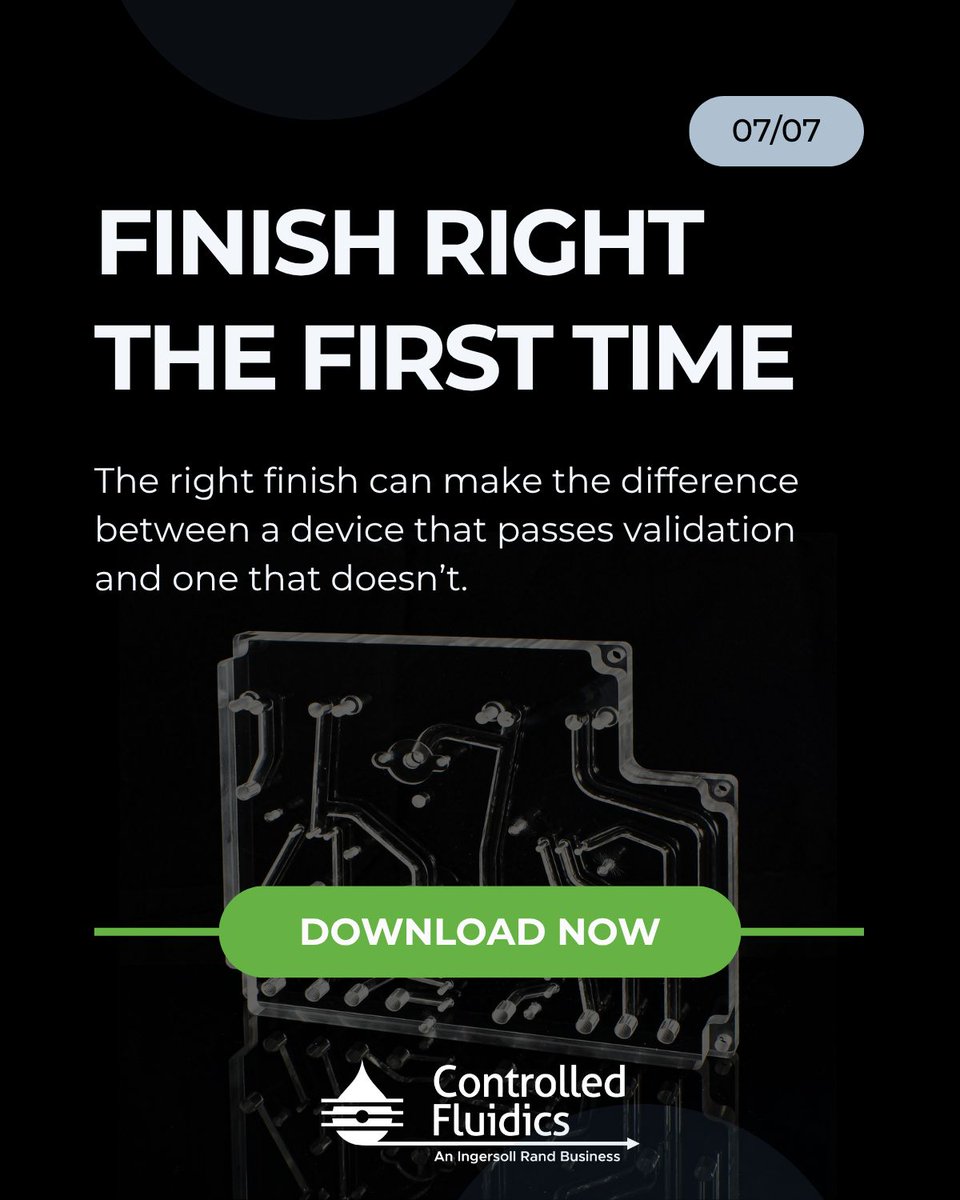 CFluidics's tweet image. Surface finishing is a design variable, not an afterthought. When finish, material, &amp;amp; geometry align, you get parts that have lasting performance &amp;amp; pass inspection.

📘 Read the full application note: buff.ly/6IqH1BA 

#EngineeringDesign #PlasticsMachining #Microfluidics