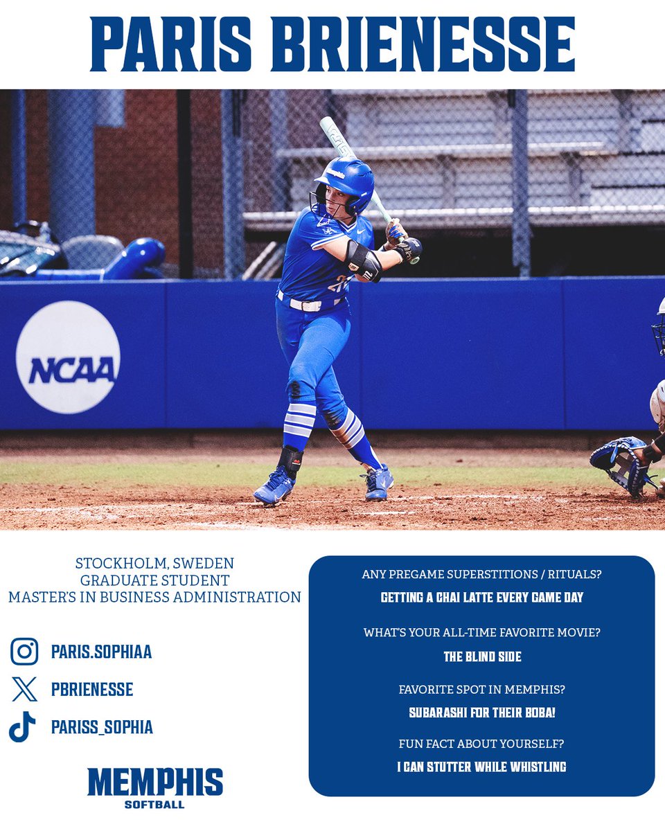 Memphis Softball tweet media