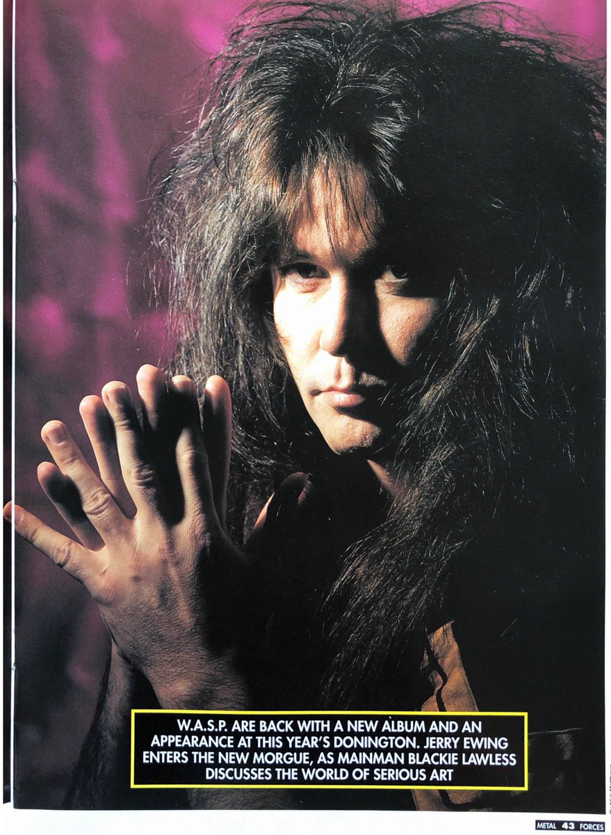 The one and only, Blackie Lawless of W.A.S.P. 
The Crimson Idol era 

#BlackieLawless #wasp <a href="/WASPOfficial/">W.A.S.P. Nation</a>