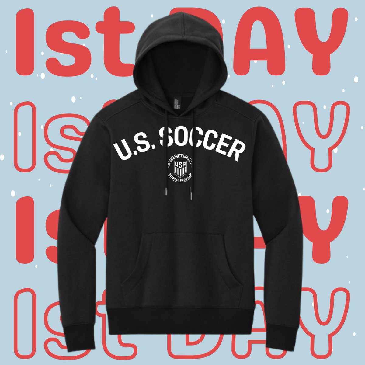 🎶On the 1st day of Refmas, my friend gifted me, a new U.S. Soccer hoodie! 🎶

Not only is this new hoodie soft &amp; comfy, it's also under $50, making it a perfect gift this holiday season!

🔗officialsports.com/2302cl-ussf-es…

#12DaysofRefmas #1stDayofRefmas #NewProduct #hoodie #HolidaySale