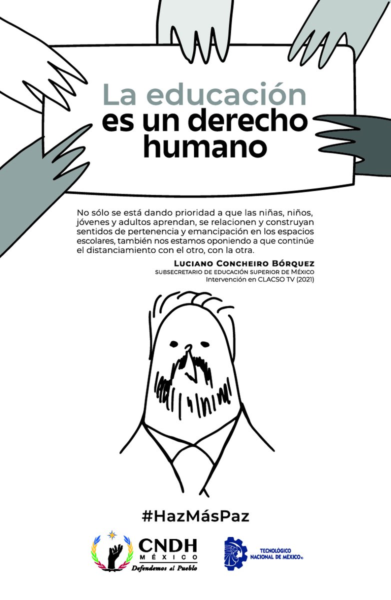 #TecNMenAcción
El #TecNM se une a la campaña de la #CNDH #HazMásPaz
 
#TodosSomosTecNM