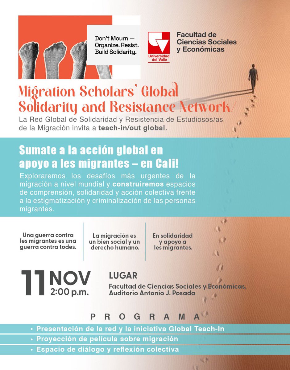 Mañana en <a href="/UVsocioeconomia/">Socioeconomía UV</a> en la Universidad del Valle, Cali, Colombia.
Todxs cordialmente invitadxs (no solamente estudiantes o <a href="/LaRESUV/">Egresados de Sociología Universidad del Valle</a> … todxs con interés de participar y sumarse de esta actividad de global teach-in/out)