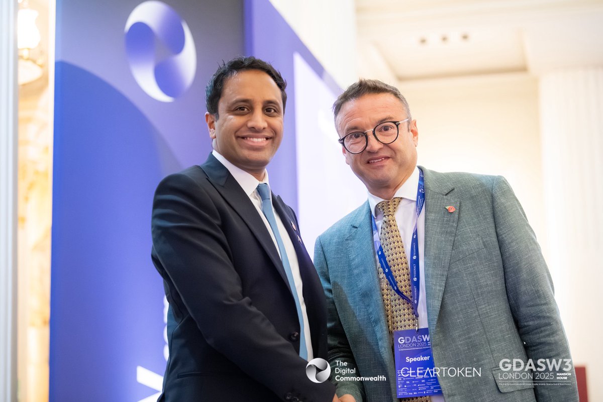 <a href="/ZiaYusufUK/">Zia Yusuf</a> Thank you Zia for coming to Mansion House to deliver the Founder’s Invitational Address at GDASW3 London 2025 presented by The Digital Commonwealth and sharing with our audience your vision. 

You touched on some extremely important points and we’d be happy to share the recording