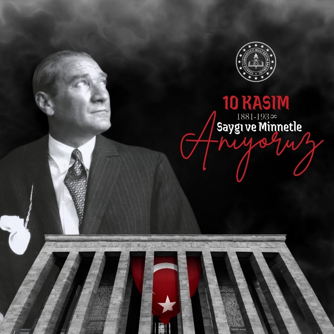 VasingtonEgitim's tweet image. Devletimizin kurucusu, Millî Mücadele’nin önderi ve Başöğretmenimiz Gazi Mustafa Kemal Atatürk’ü, ebediyete uğurlayışımızın yıl dönümünde saygı, özlem ve minnetle anıyoruz.
Ruhu şad olsun.