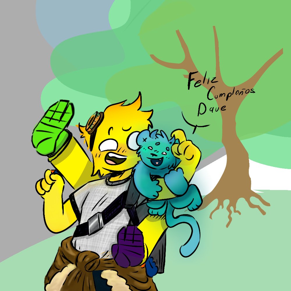 Voy a publicar este dibujito que le hice a <a href="/emblemofpower/">✨☆ 𝘿𝘼𝙑𝙄𝙀 ☆✨ 🇻🇪</a> por su cumple. Ya tengo rato con el y no lo subí jsjsjsj 

#felizCum #cumpleaños #PoppyPlaytimeoc