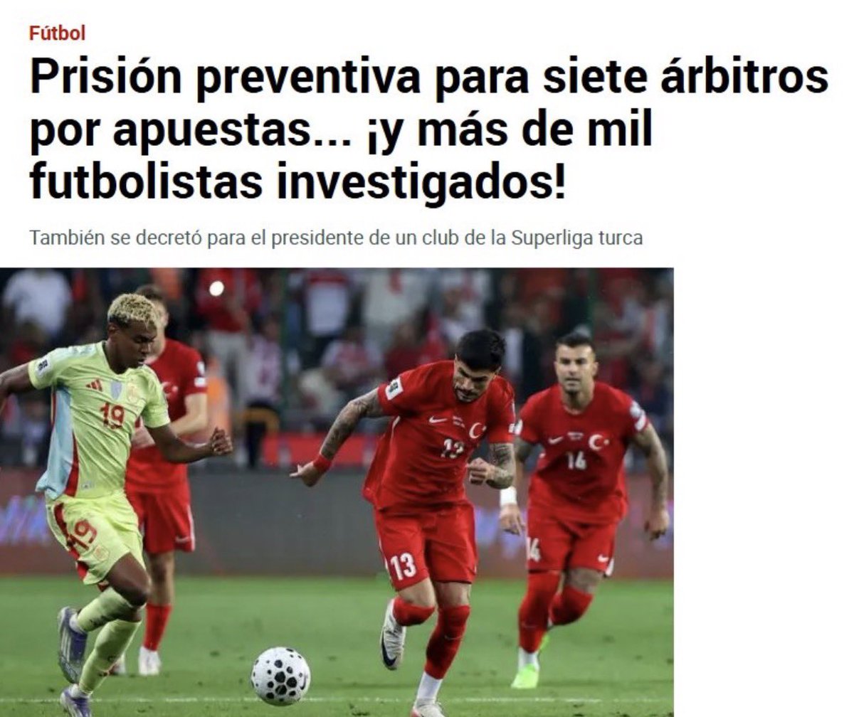 Y te ponen la foto de Lamine Yamal. 

Hijos de puta.