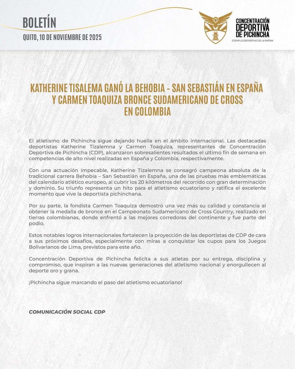 Concentración Deportiva de Pichincha tweet media