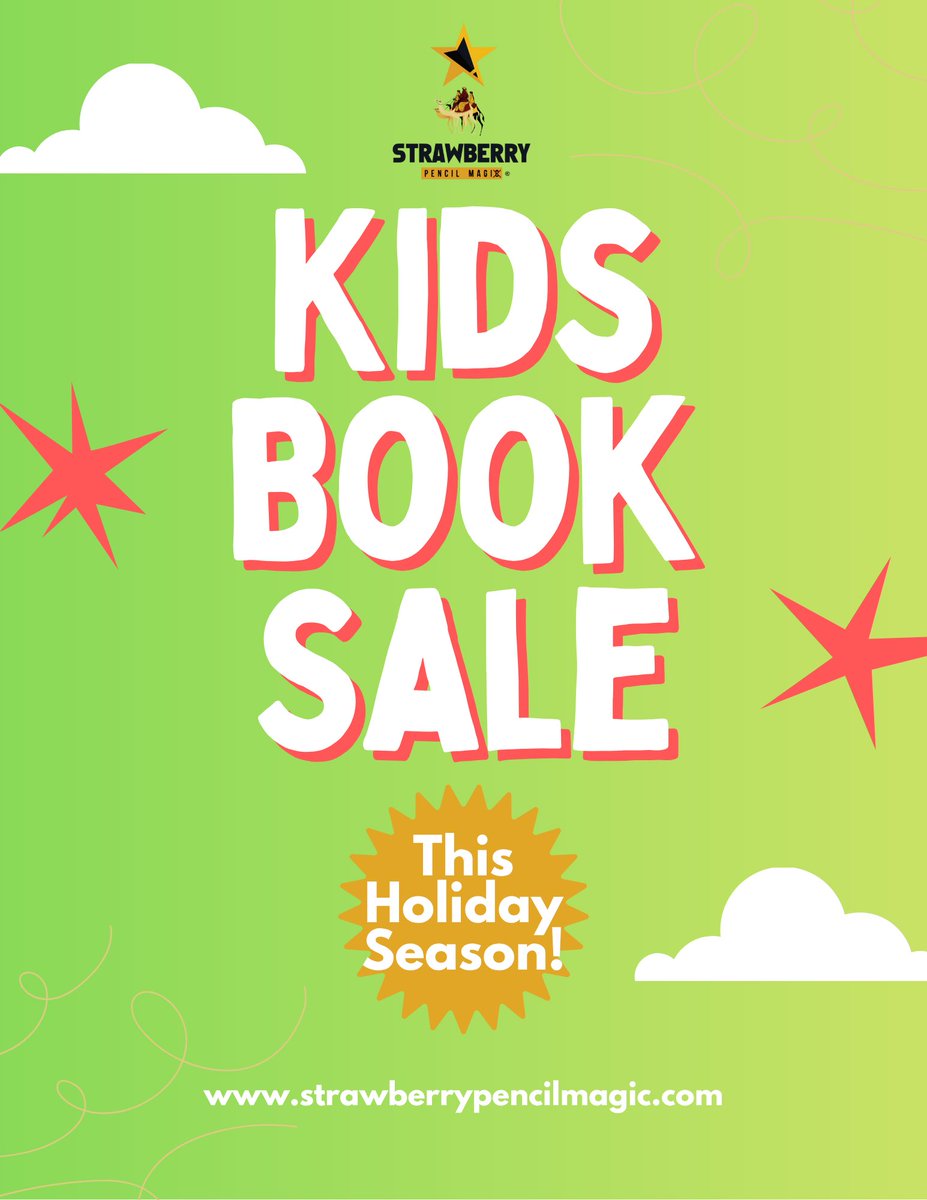 Major SPM kids book sale THIS HOLIDAY SEASON! We will be giving away FREE Digital Downloads to select titles ALL November &amp; December! Be sure to check out and FOLLOW our Amazon Store for direct alerts on these promotions!! amazon.com/stores/Strawbe… ☝️☝️☝️☝️☝️☝️☝️
