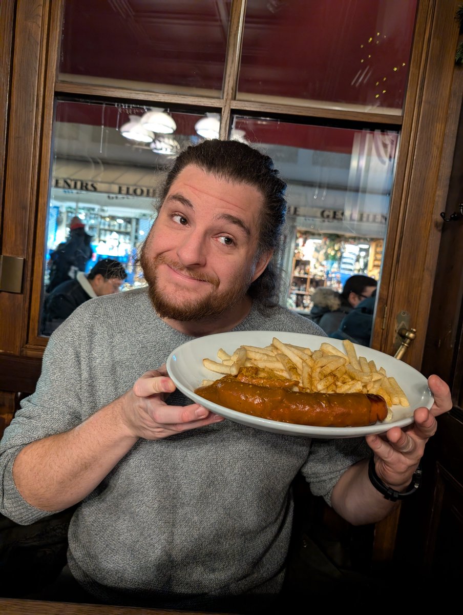 We go to Germany and Parker orders a hot dog...