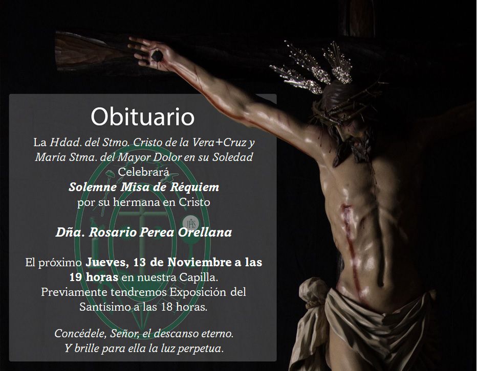 ⚫MISA DE HERMANDAD, Hermana Difunta⚫