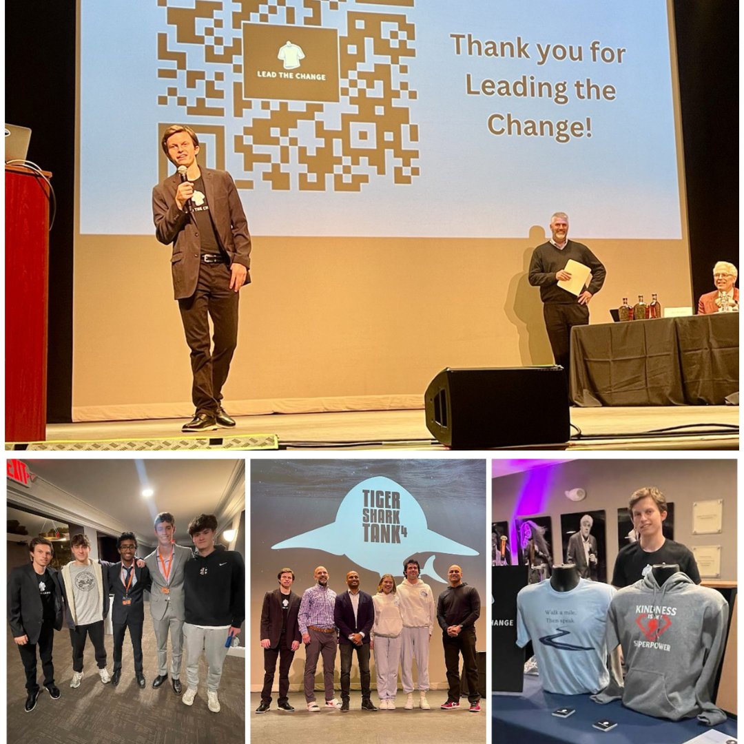 RHS junior and FBLA member, Max N., was one of the presenters on the Ridgefield Playhouse stage at Shark Tank! His pitch not only moved the audience–whose applause filled the playhouse–but it also moved someone to invest!
Read more about Max here: app.smore.com/n/j8hdk