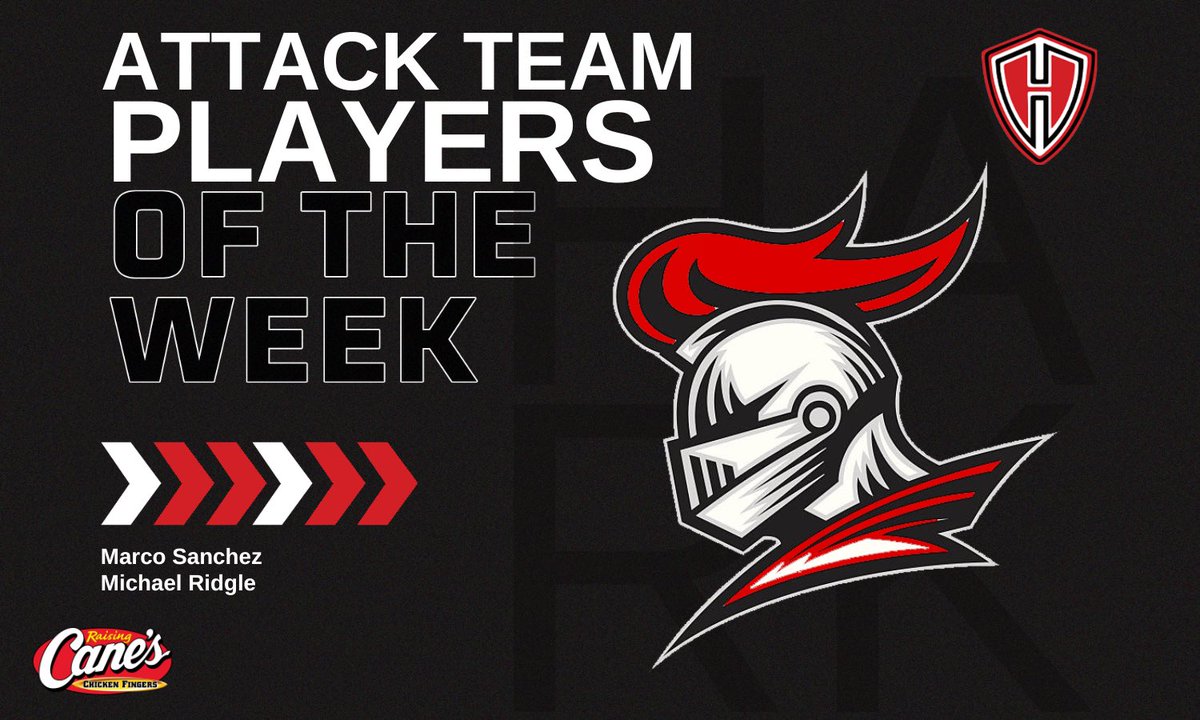 🔴 Game 10 Harker Heights Cane’s
Special Teams &amp; Attack Team POTW
🧹 🐱 💫 🌌🏆🏆🏆🏆

SPT = O. Goins, I. Arzate, H. Humble

Attack = M. Sanchez, M. Ridgle

#RepTheShield 🛡️ #HonorHeights ⚔️
<a href="/KilleenISD_/">KISD Sports</a> | <a href="/MarkHum7/">Mark Humble</a>